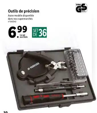 Lidl Outils de précision offre