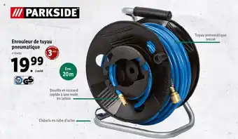 Lidl Enrouleur de tuyau pneumatique offre