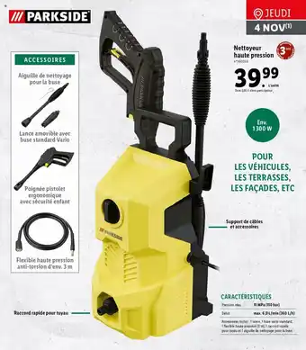 Lidl Nettoyeur haute pression offre