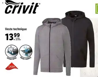 Lidl Veste technique offre