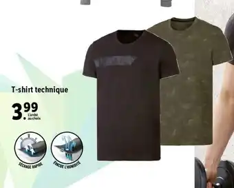 Lidl T-shirt technique offre