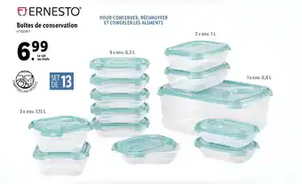 Lidl Boîtes de conservation offre