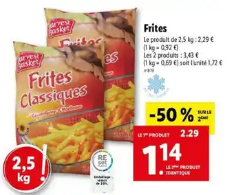 Lidl Frites offre