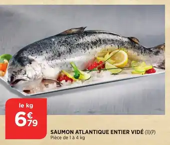 Bi1 Saumon atlantique entier vidé offre