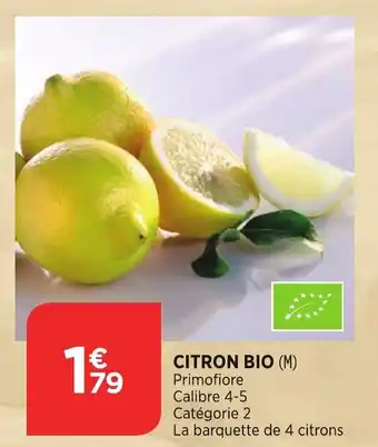 Bi1 Citron bio offre