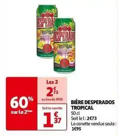 Auchan Desperados - bière tropical offre
