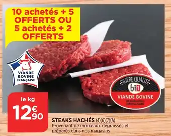 Bi1 Steaks hachés offre