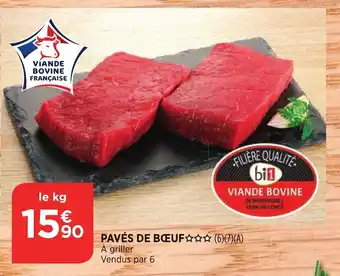 Bi1 Pavés de bœuf offre