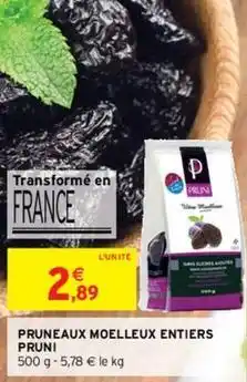 Intermarché Pruni - pruneaux moelleux entiers offre