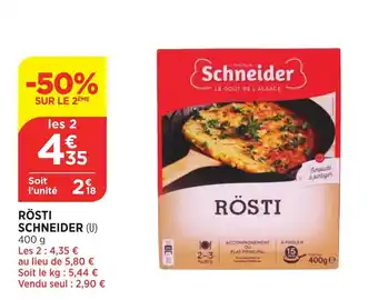 Rösti schneider