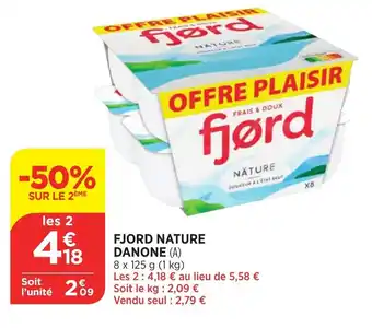 Bi1 Fjord nature danone offre