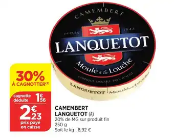 Bi1 Camembert languetot offre