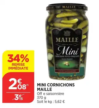 Bi1 Mini cornichons maille offre