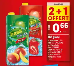 Lidl Thé glacé offre