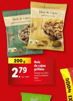 Noix de cajou grillées