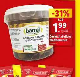 Lidl Cocktail d'olives méditerranée offre