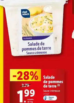 Lidl Salade de pommes de terre offre