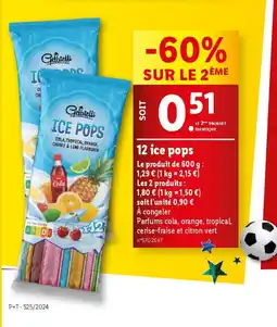 12 ice pops