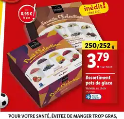 Lidl Assortiment pots de glace offre
