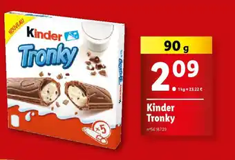 Lidl Kinder Tronky offre