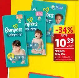 Lidl Pampers Baby Dry offre