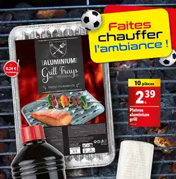 Lidl Plateau aluminium grill offre