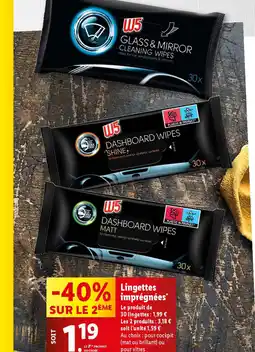 Lidl Lingettes imprégnées offre