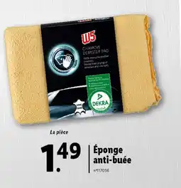 Lidl Éponge anti-buée offre