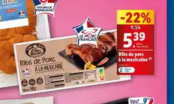 Lidl Ribs de porc à la mexicaine (2) offre