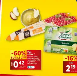 Lidl Pâte sablée (2) offre
