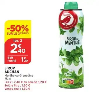 Bi1 Sirop auchan offre