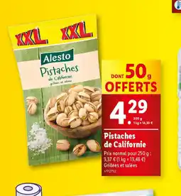 Lidl Pistaches de Californie offre