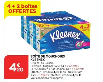 Bi1 Boîte de mouchoirs kleenex offre
