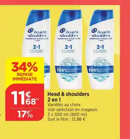 Head & shoulders 2 en 1
