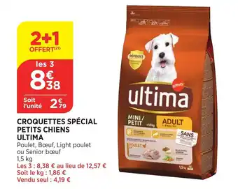 Bi1 Croquettes spécial petits chiens ultima offre