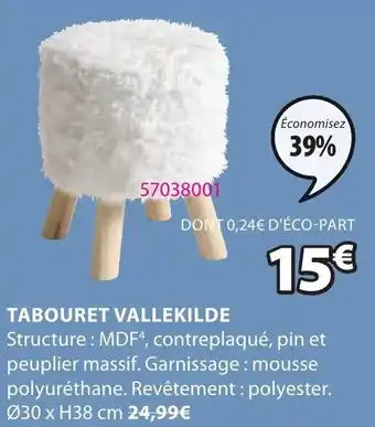 Tabouret vallekilde