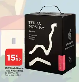 Bi1 IGP* Île de Beauté Terra Nostra Rosé Le BIB✶✶✶ de 3 L offre