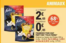 E.Leclerc FRIANDISES POUR CHAT PARTY MIX “FELIX PURINA” offre