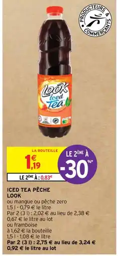 ICED TEA PÊCHE LOOK