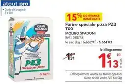 METRO Molino spadoni - farine spéciale pizza pz3 t00 offre