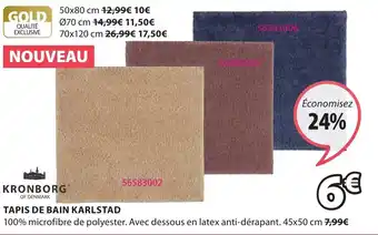JYSK Tapis de Bain Karlstad offre