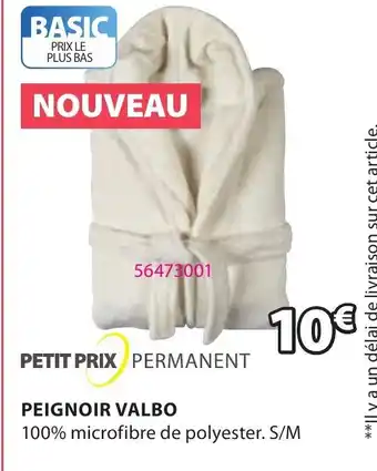 JYSK Peignoir Valbo offre