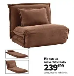 Conforama Fauteuil convertible Dolly offre