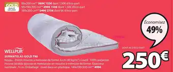 JYSK Surmatelas Gold T90 offre