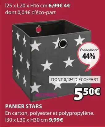 JYSK Panier Stars offre