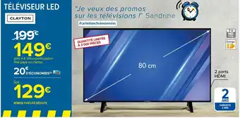 Carrefour Téléviseur Led offre
