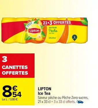 Carrefour Lipton Ice Tea offre