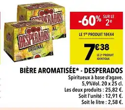 Supeco DESPERADOS BIÈRE AROMATISÉE offre