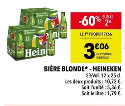 Supeco HEINEKEN BIÈRE BLONDE offre