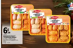 E.Leclerc MORCEAUX DE POULET(1) "LE MATCH DES SAVEURS" offre